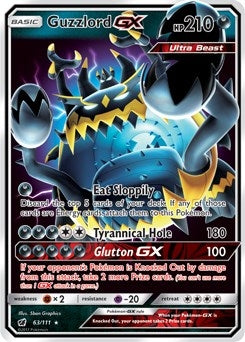 Image for Guzzlord GX (63/111) (SM - Crimson Invasion) (SM04) - Pokemon