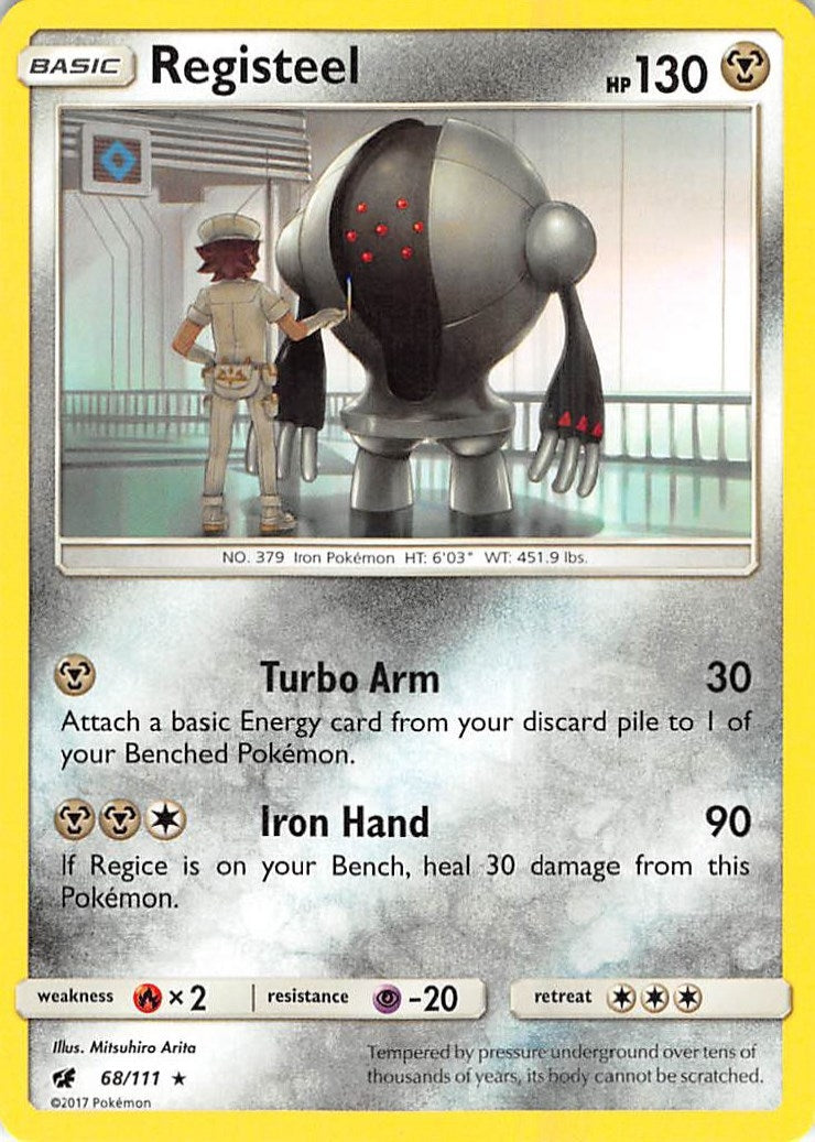 Image for Registeel (68/111) (SM - Crimson Invasion) (SM04) - Pokemon