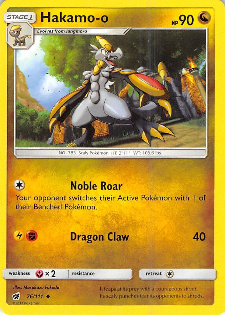 Image for Hakamo-o (76/111) (SM - Crimson Invasion) (SM04) - Pokemon