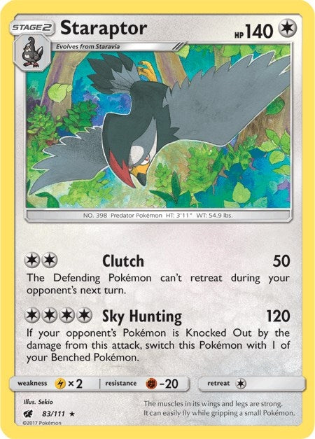 Image for Staraptor (83/111) (SM - Crimson Invasion) (SM04) - Pokemon