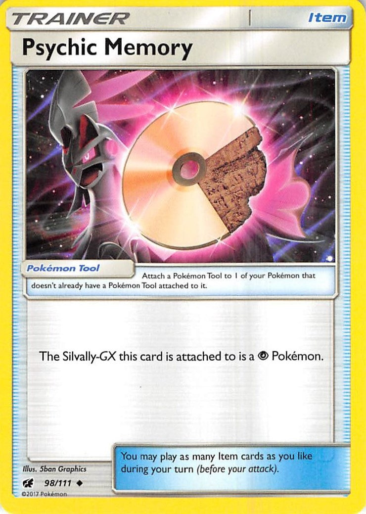 Image for Psychic Memory (98/111) (SM - Crimson Invasion) (SM04) - Pokemon