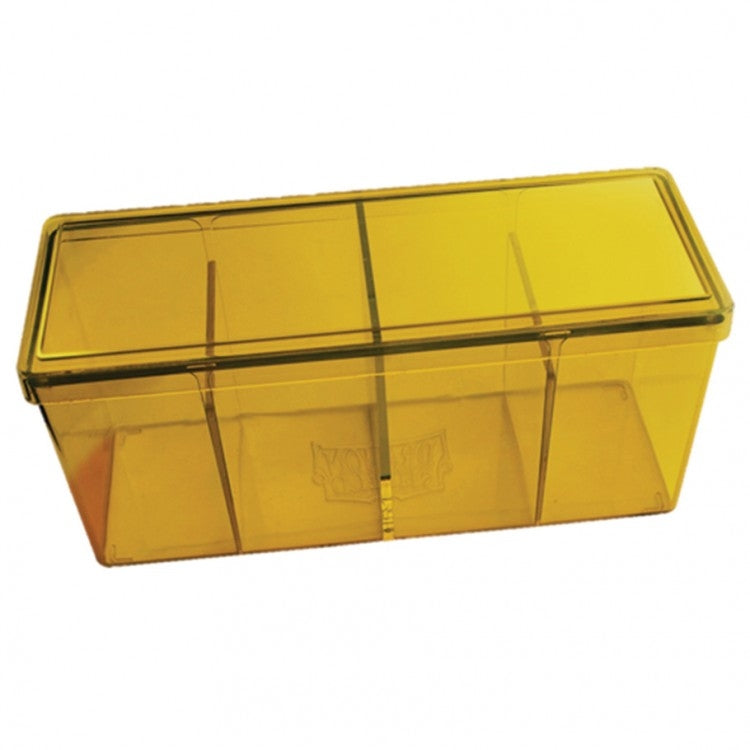 Image for Dragon Shield Storage Box with 4 compartments - Yellow (Holds 200+) - Deck Boxes