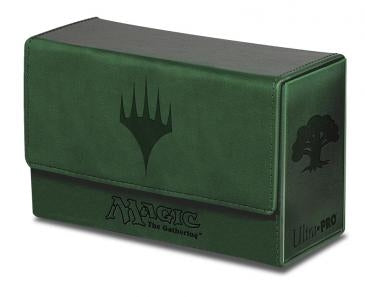 Image for Dual Flip Box - Green Mana for Magic (Matte Finish) - Deck Boxes