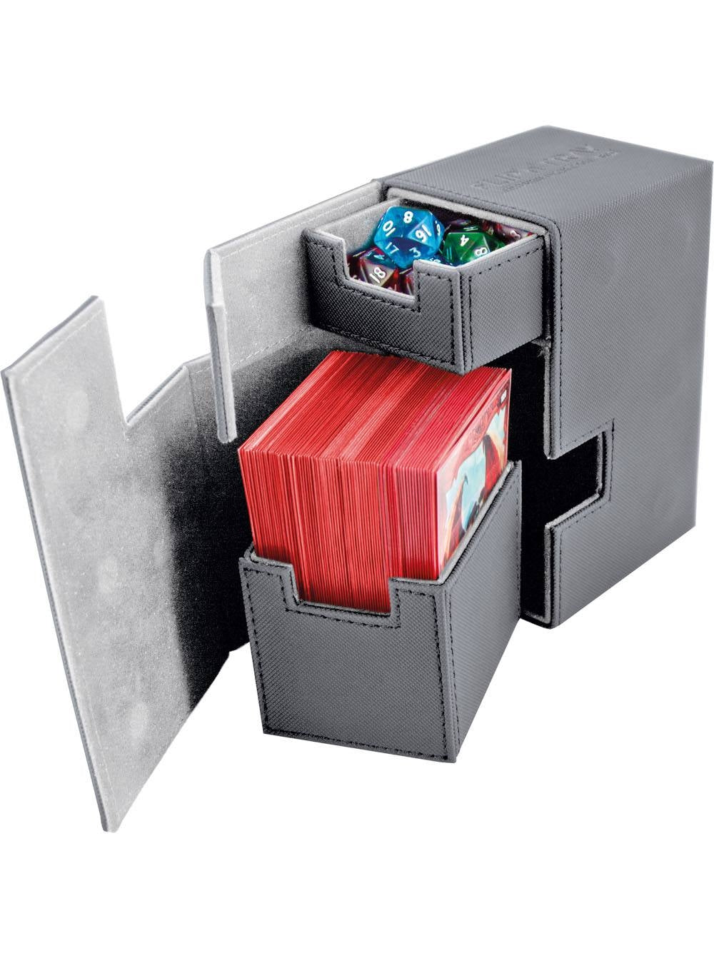 Image for Flip 'n' Tray Deck Case XenoSkin - Grey (Holds 80+) - Deck Boxes