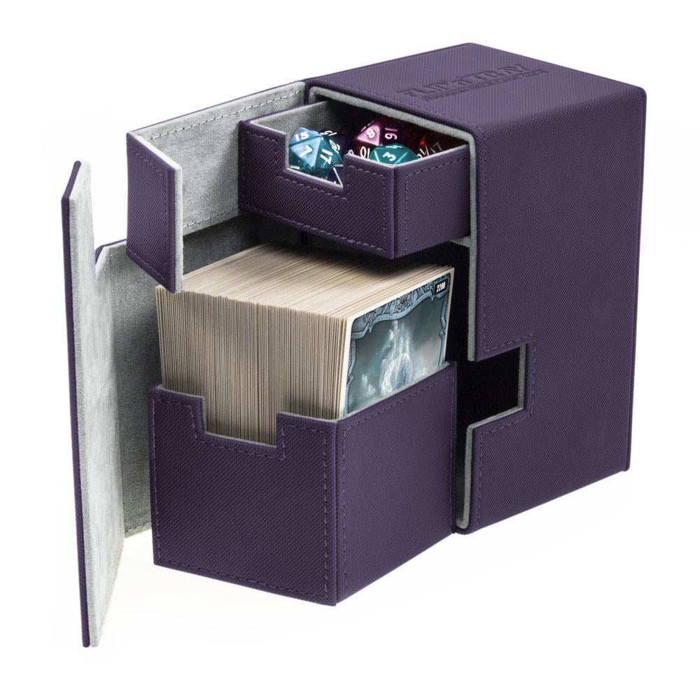 Image for Flip 'n' Tray Deck Case XenoSkin - Purple (Holds 100+) - Deck Boxes