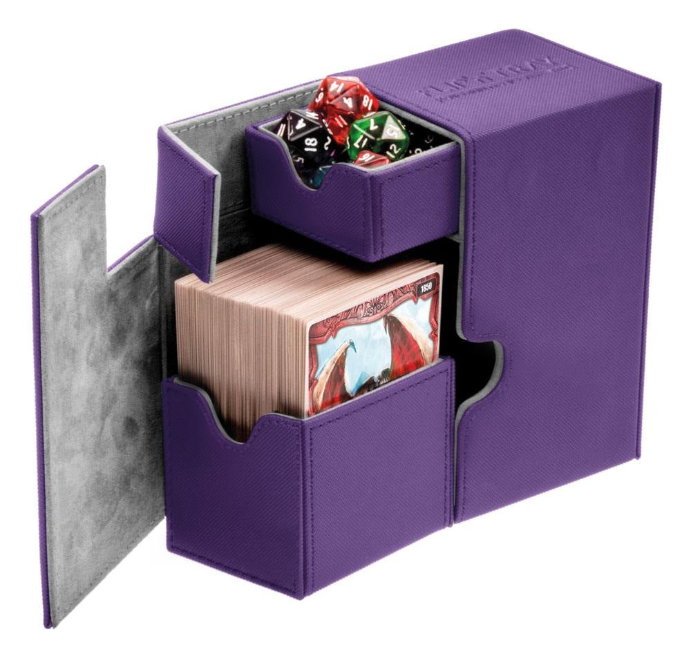 Image for Flip 'n' Tray Deck Case XenoSkin - Purple (Holds 80+) - Deck Boxes