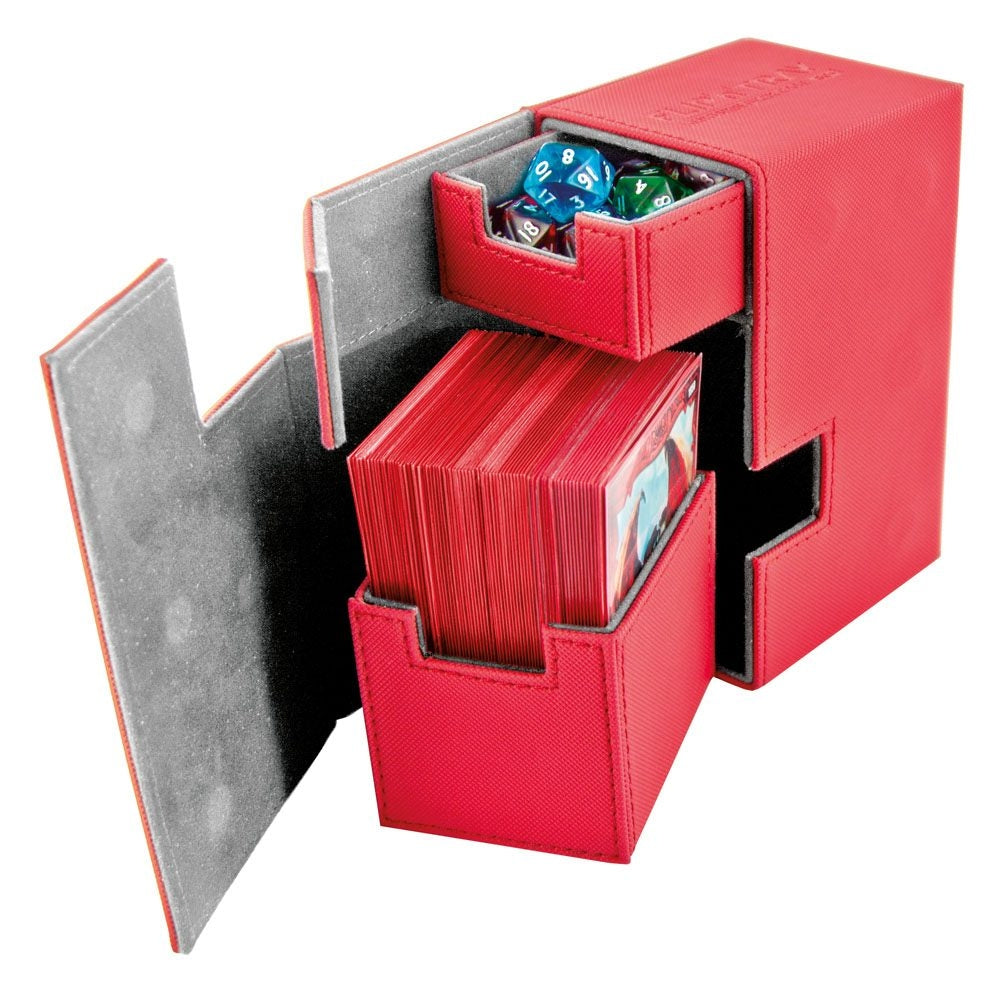 Image for Flip 'n' Tray Deck Case XenoSkin - Red (Holds 80+) - Deck Boxes