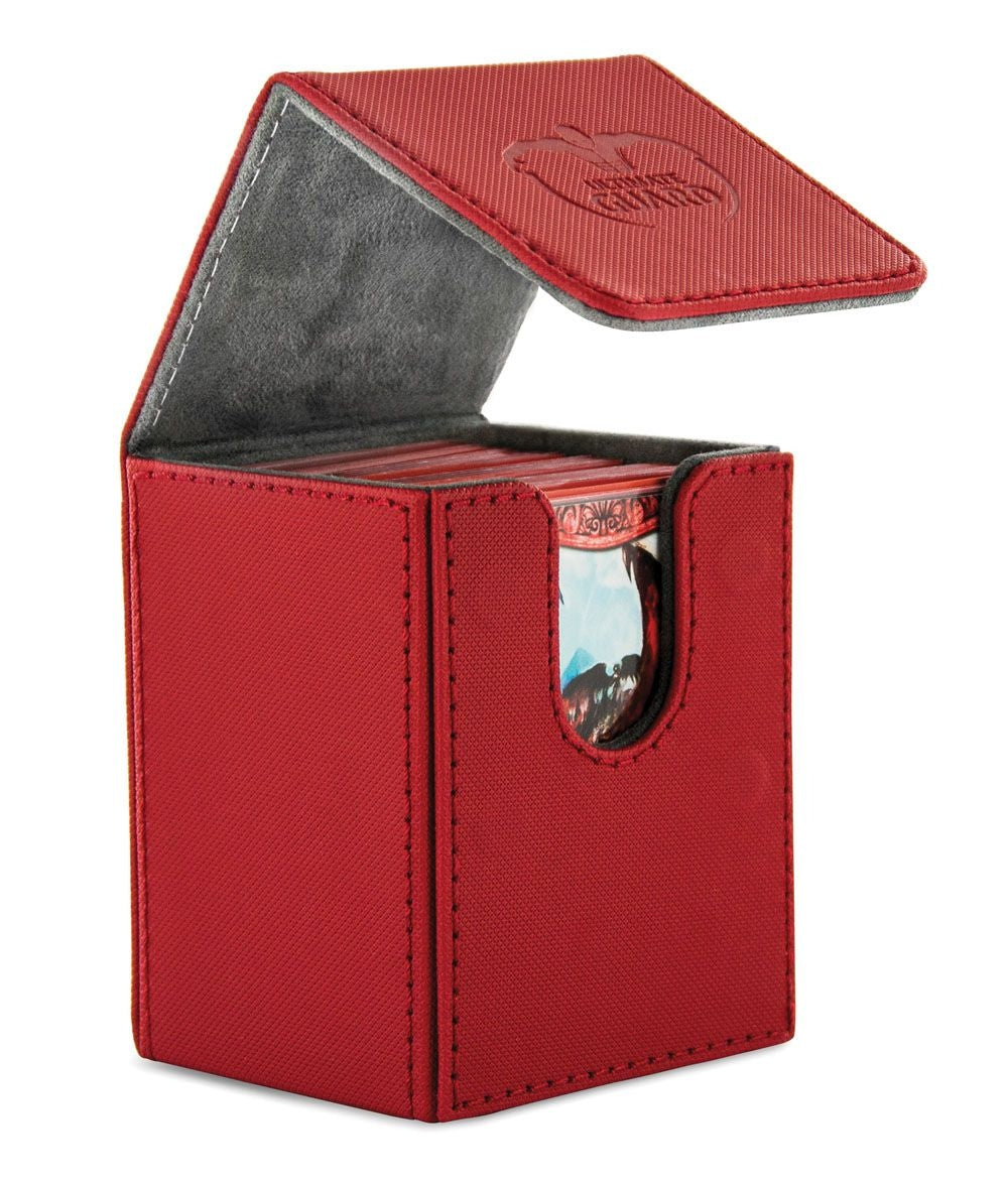 Image for Flip Deck Case - XenoSkin Red (Holds 100+) - Deck Boxes