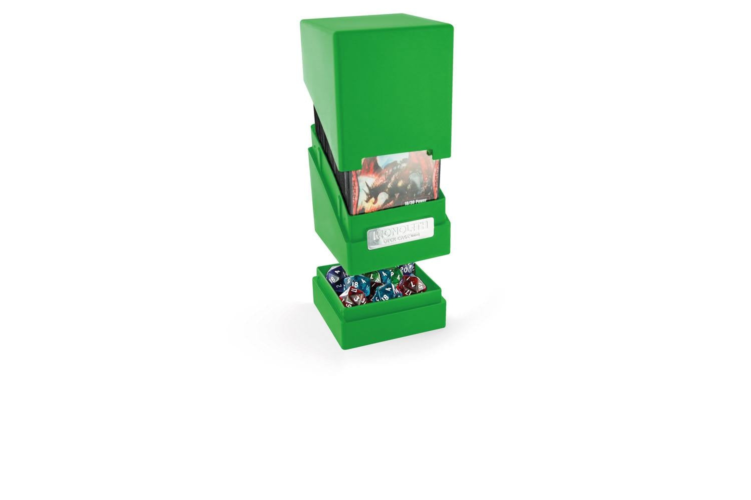 Image for Monolith Deck Case - Green (Holds 100+) - Deck Boxes