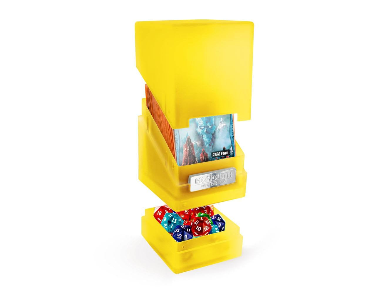 Image for Monolith Deck Case Jewel Edition - Amber (Holds 100+) - Deck Boxes
