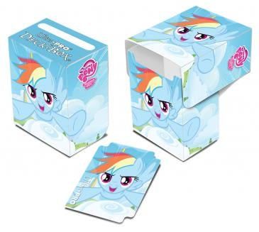 Image for My Little Pony Rainbow Dash Blue Full-View Deck Box - Deck Boxes