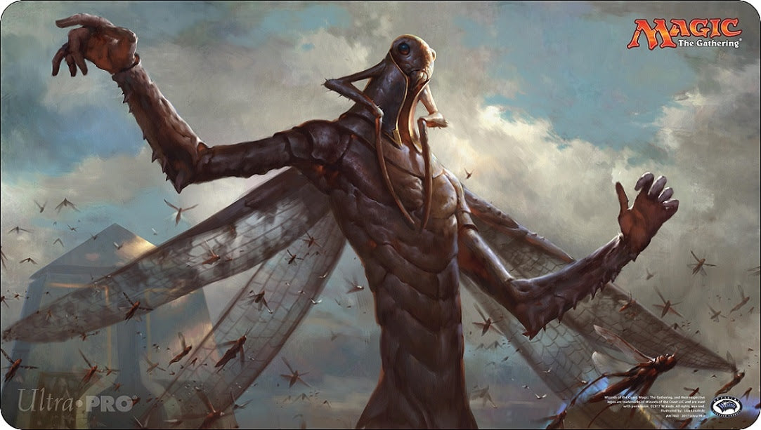 Image for Hour of Devastation the Locust God Playmat for Magic - Playmats