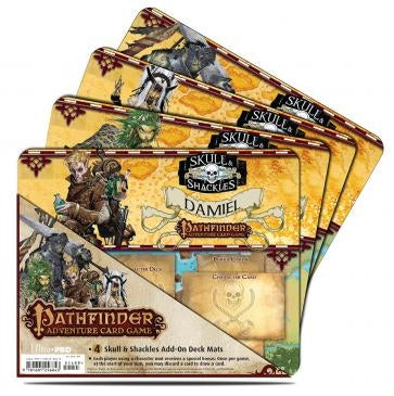Image for Pathfinder Adventure Card Game: Skull & Shackles Expansion Mini Mat (4-Pack) - Playmats