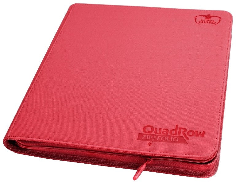 Image for Binder - 12-Pocket QuadRow ZipFolio XenoSkin - Red - Storage Albums