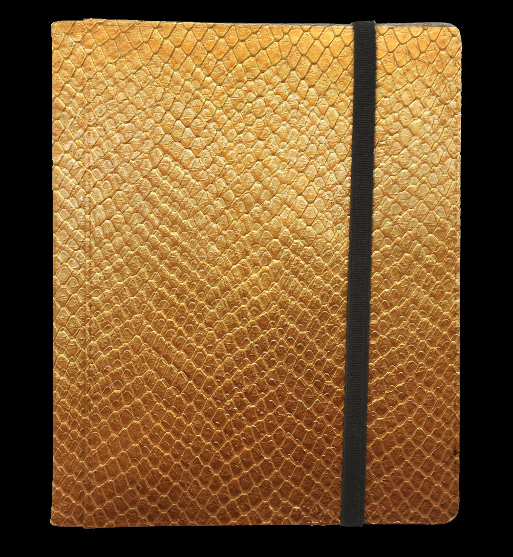 Image for Binder - 4-Pocket Dragon Hide - Gold - Storage Albums