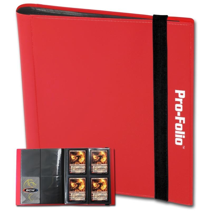 Image for Pro-Folio 4-Pocket Album - Red - Storage Albums