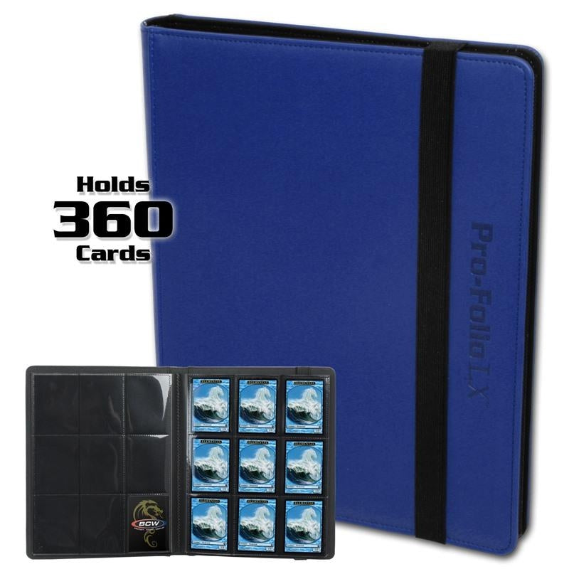 Image for Pro-Folio 9-Pocket LX Album - Blue - Storage Albums