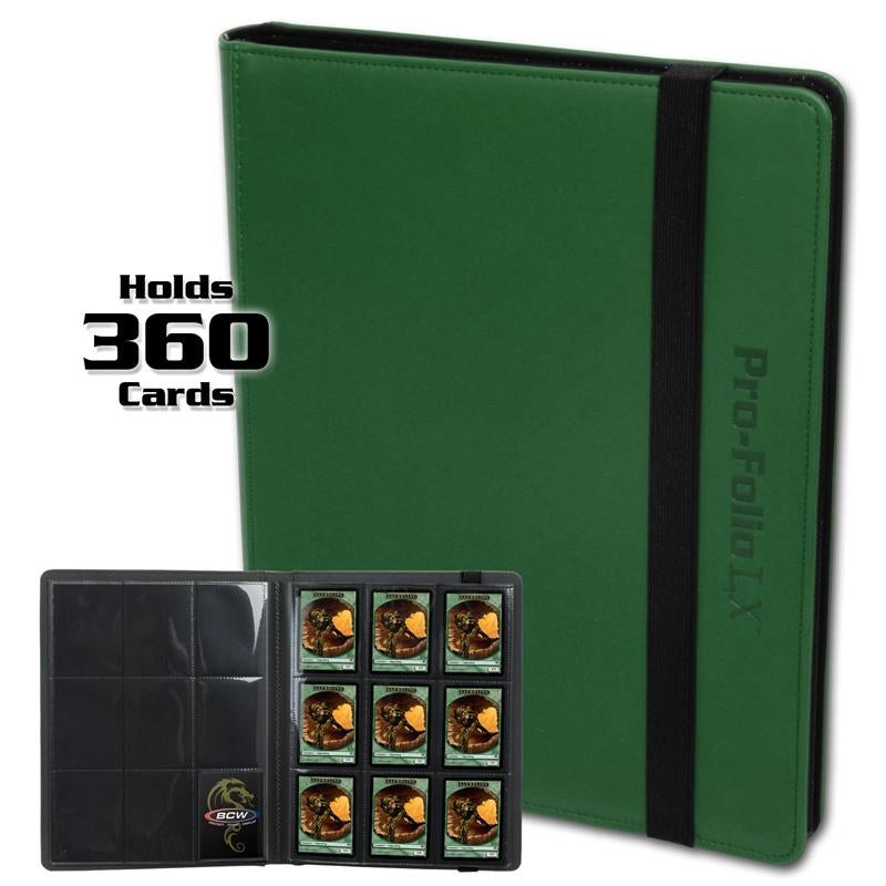 Image for Pro-Folio 9-Pocket LX Album - Green - Storage Albums