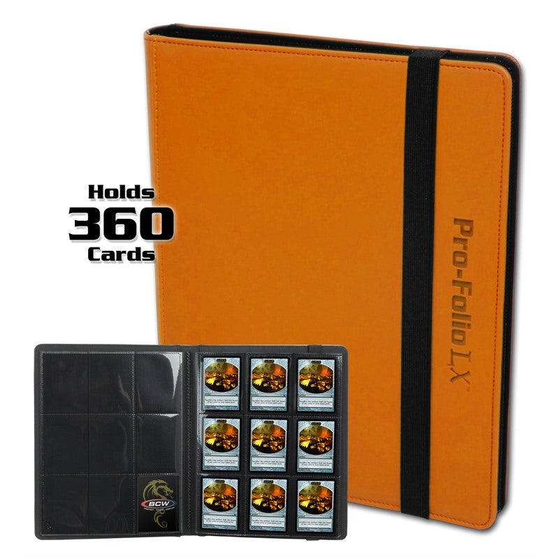 Image for Pro-Folio 9-Pocket LX Album - Orange - Storage Albums