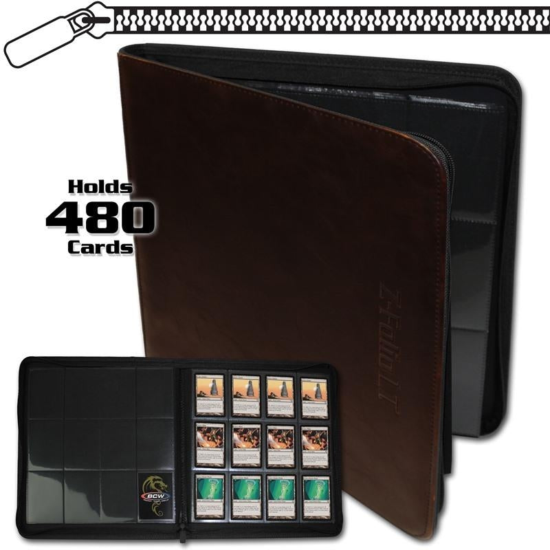 Image for Z-Folio 12-Pocket LT Album - Brown - Storage Albums