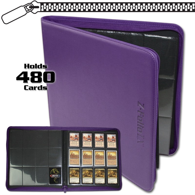Image for Z-Folio 12-Pocket LX Album - Purple - Storage Albums