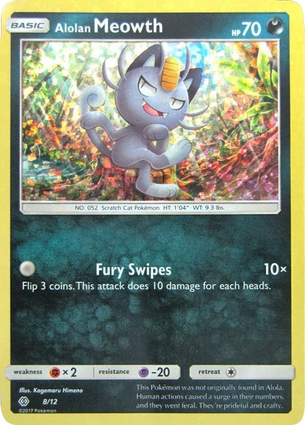 Image for Alolan Meowth (008/012) (McDonald's Promos 2017) (M17) - Pokemon