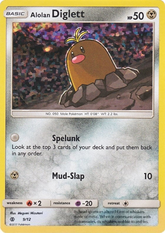 Image for Alolan Diglett (009/012) (McDonald's Promos 2017) (M17) - Pokemon