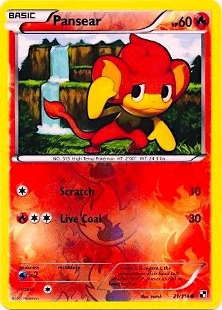 Image for Pansear - 21/114 (Energy Holo) (021/114) (Miscellaneous Cards & Products) - Pokemon
