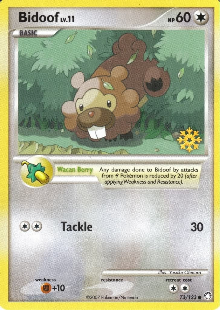 Image for Bidoof (073/123) (Countdown Calendar Promos) (CCP) - Pokemon