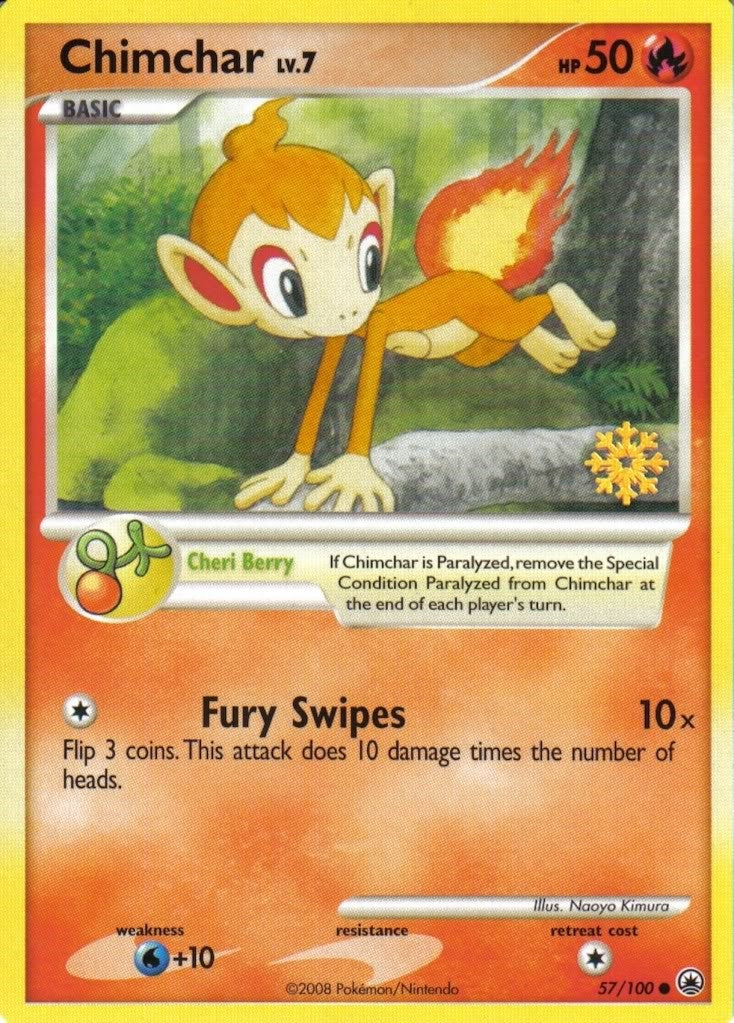 Image for Chimchar (057/100) (Countdown Calendar Promos) (CCP) - Pokemon