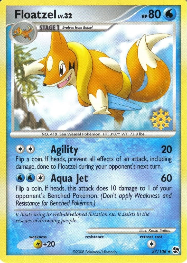 Image for Floatzel (037/106) (Countdown Calendar Promos) (CCP) - Pokemon