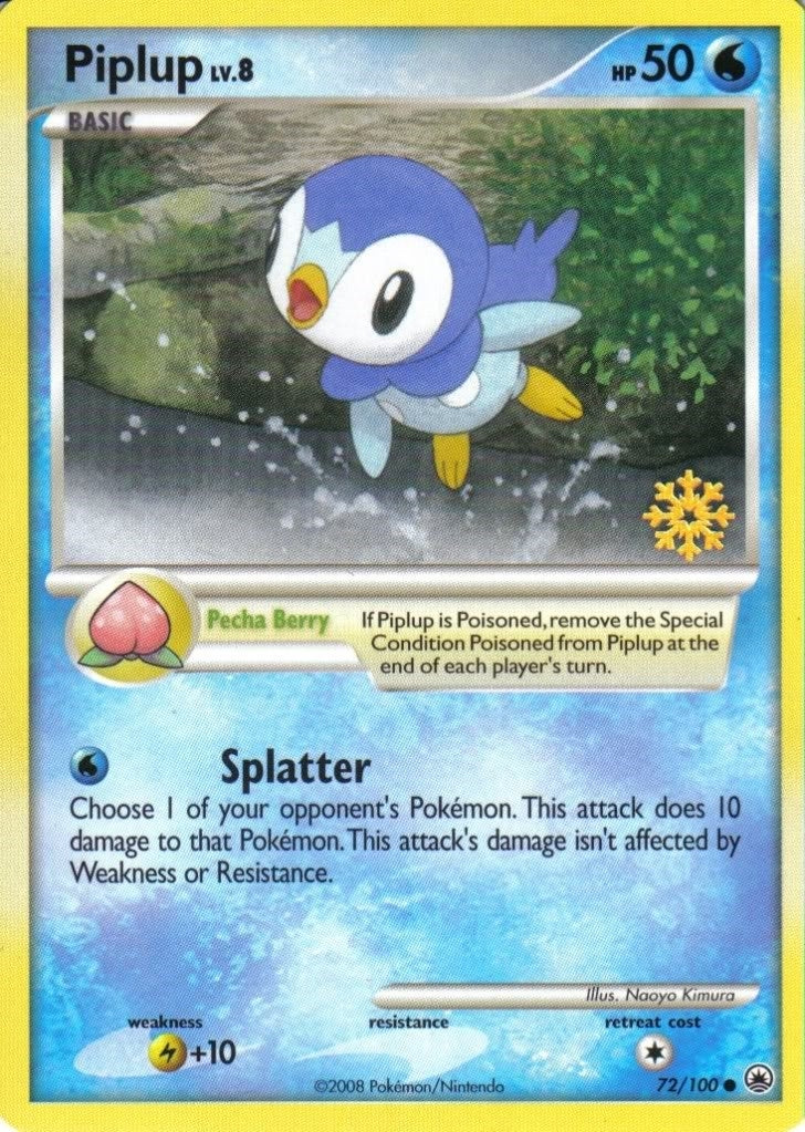 Image for Piplup (072/100) (Countdown Calendar Promos) (CCP) - Pokemon