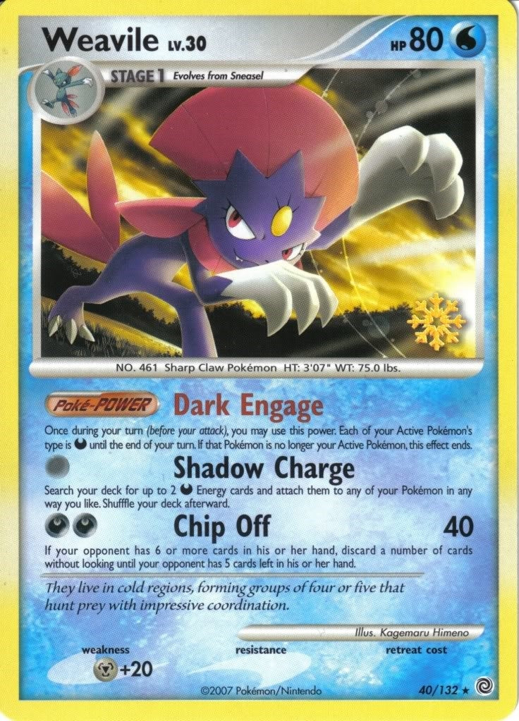 Image for Weavile (040/132) (Countdown Calendar Promos) (CCP) - Pokemon