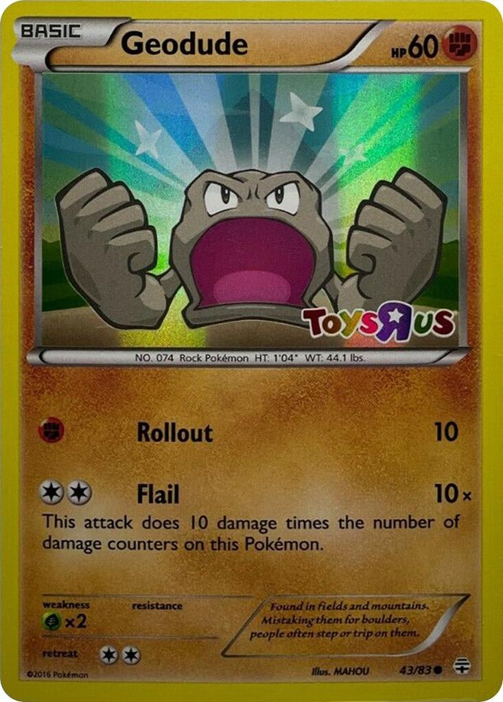 Image for Geodude - 43/83 (Toys R Us Promo) (043/083) (Miscellaneous Cards & Products) - Pokemon