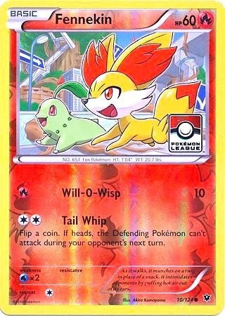 Image for Fennekin - 10/124 (Pokemon League) (010/124) (League & Championship Cards) (PR) - Pokemon