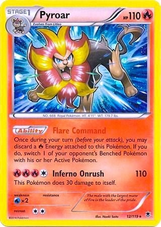 Image for Pyroar - 12/119 (Cosmos Holo) (012/119) (Blister Exclusives) - Pokemon