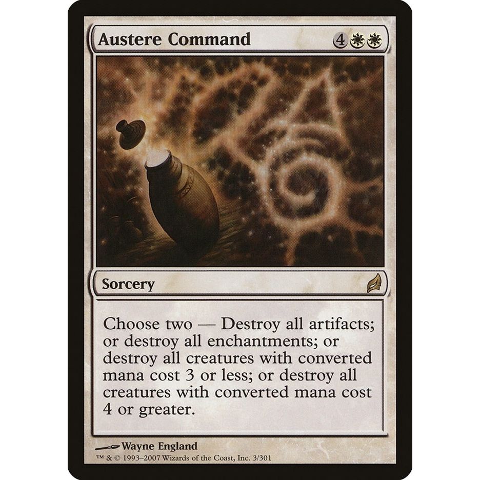 Image for Austere Command (3) (Lorwyn) - Magic: The Gathering