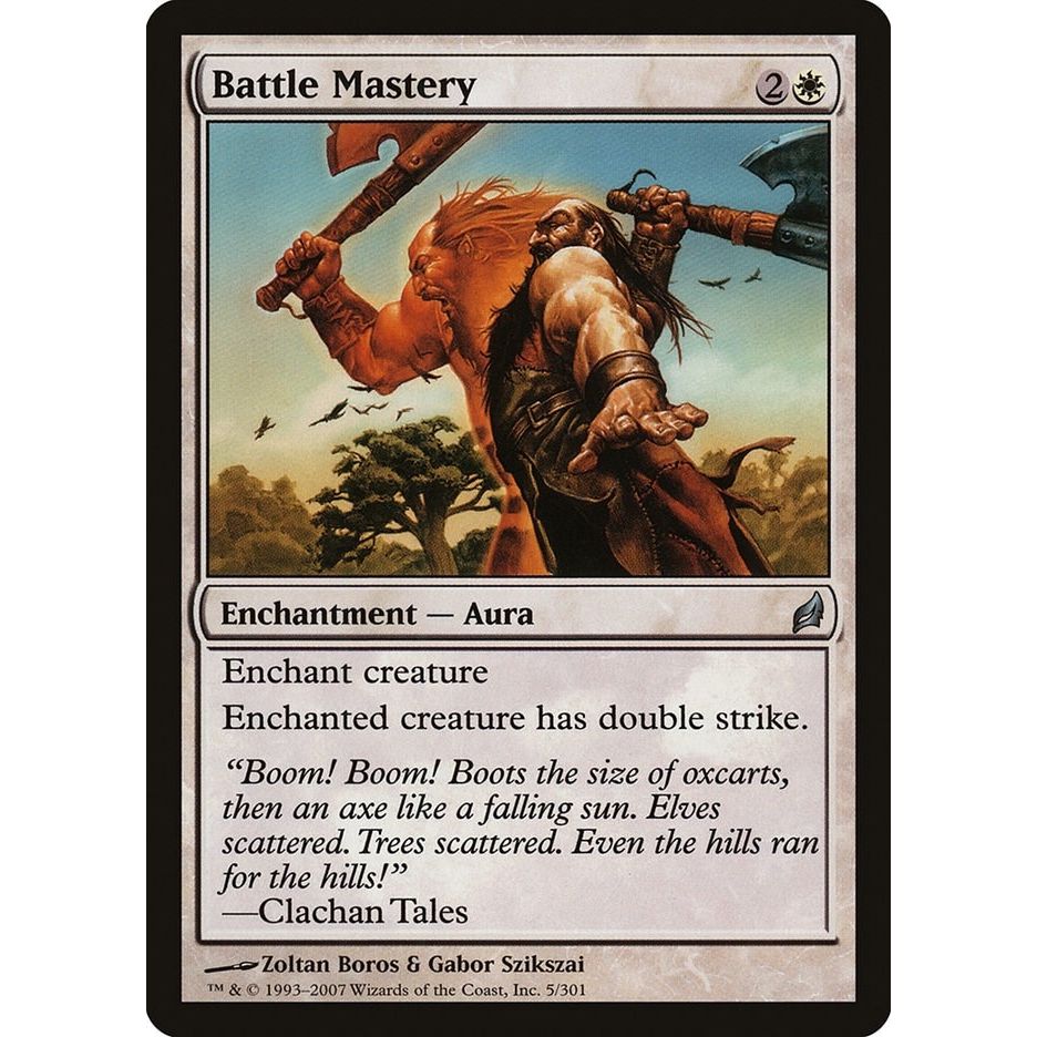 Image for Battle Mastery (5) (Lorwyn) - Magic: The Gathering