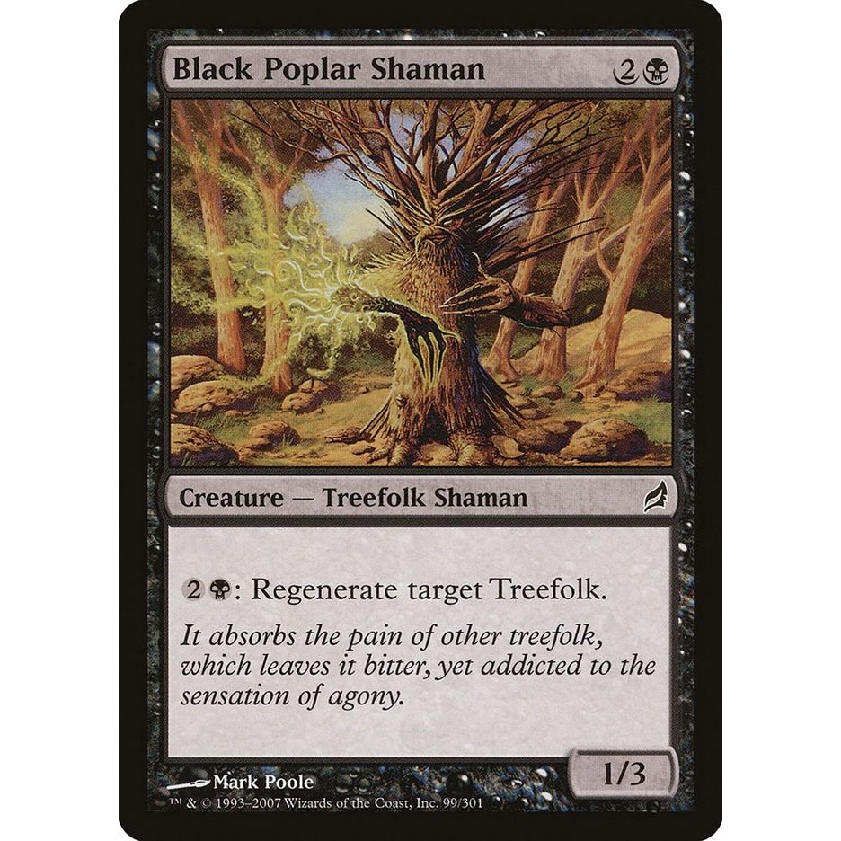 Image for Black Poplar Shaman (99) (Lorwyn) - Magic: The Gathering