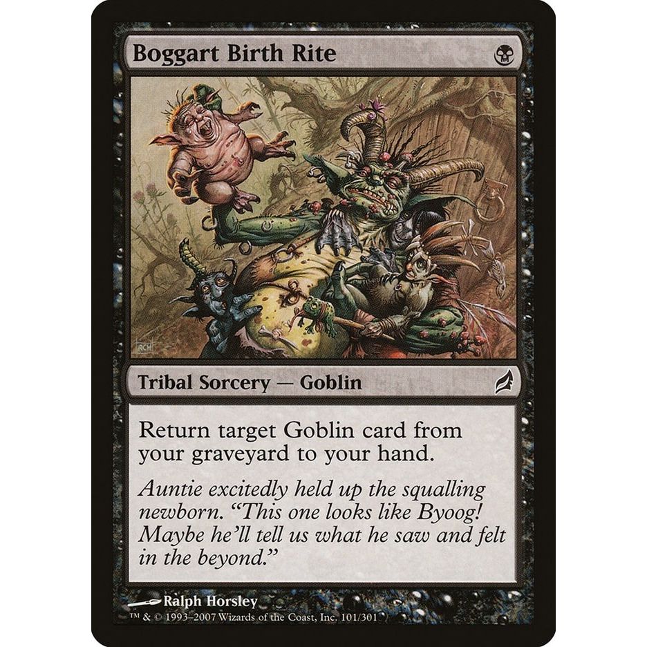 Image for Boggart Birth Rite (101) (Lorwyn) - Magic: The Gathering