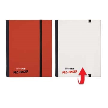 Image for Flip PRO-Binder 4-Pocket Side-loading - Red and White - Storage Albums
