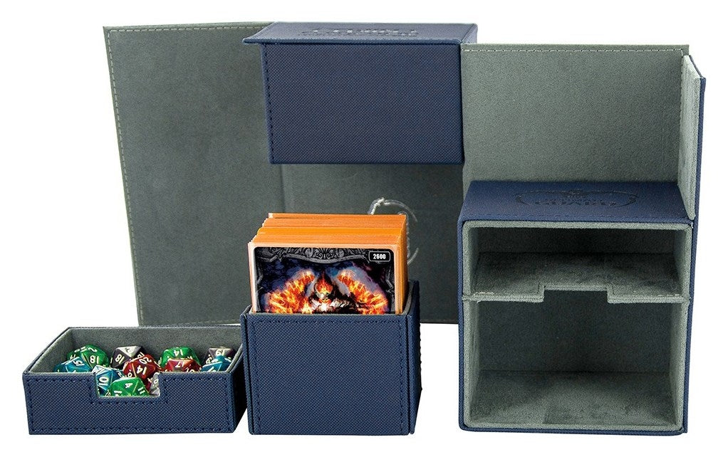 Image for Twin Flip 'n' Tray Deck Case - Blue (Classic) (Holds 160+) - Deck Boxes