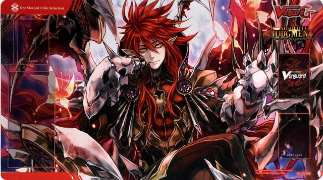 Image for Cardfight!! Vanguard Preorder Playmat - One Steeped in Sin, Scharhrot - Playmats