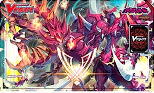 Image for Cardfight!! Vanguard Preorder Playmat - Perdition Dragon, Dragonic Neoflame & Emperor, Dragonic Overlord the Great - Playmats