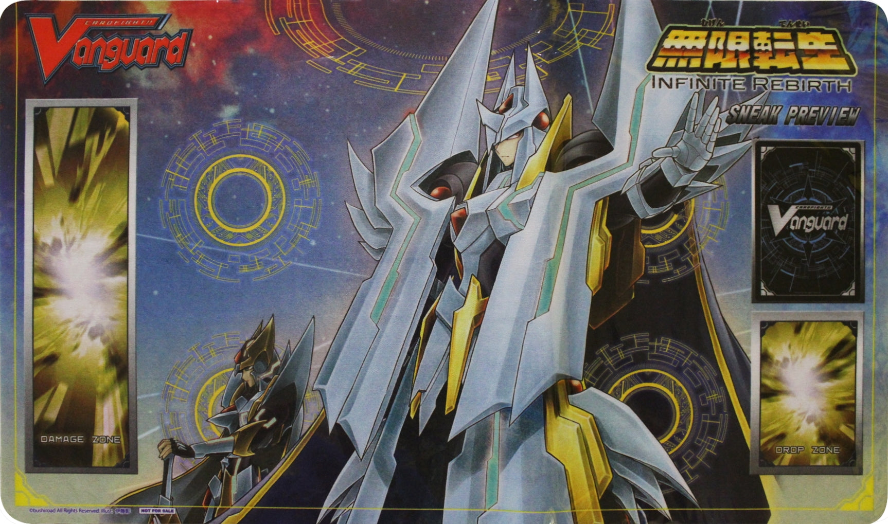 Image for Cardfight!! Vanguard Sneak Preview Playmat - Liberator, Monarch Sanctuary Alfred - Playmats