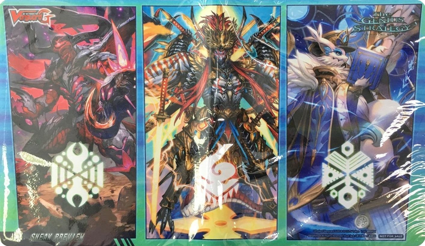 Image for Cardfight!! Vanguard Sneak Preview Playmat: G-TCB02 The GENIUS STRATEGY - Playmats