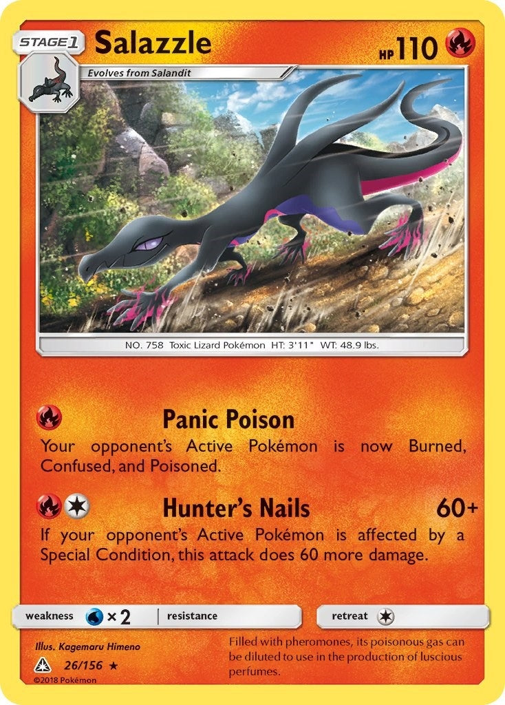 Image for Salazzle (26/156) (SM - Ultra Prism) (SM05) - Pokemon