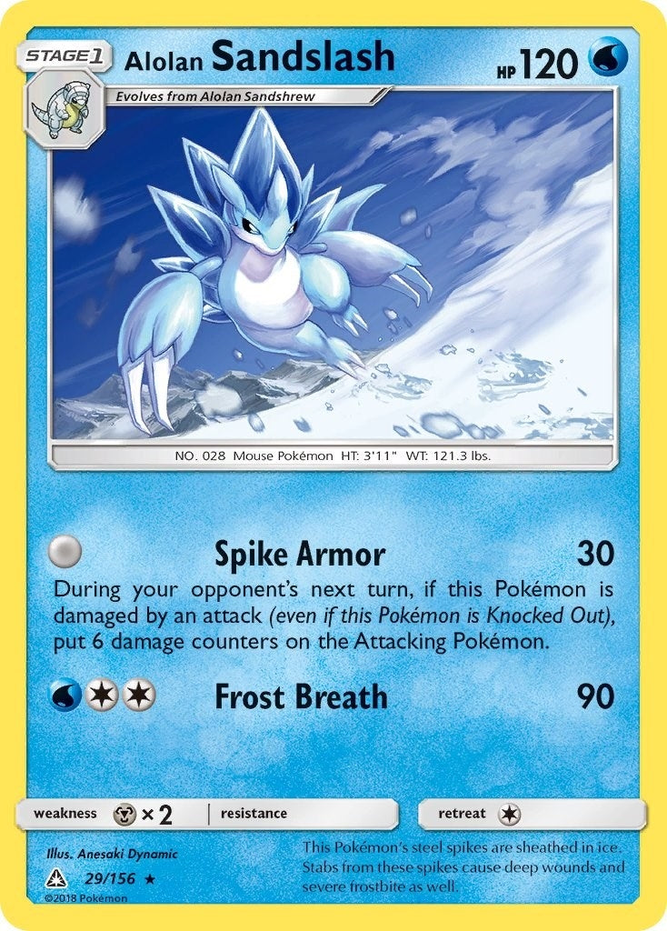 Image for Alolan Sandslash (29/156) (SM - Ultra Prism) (SM05) - Pokemon