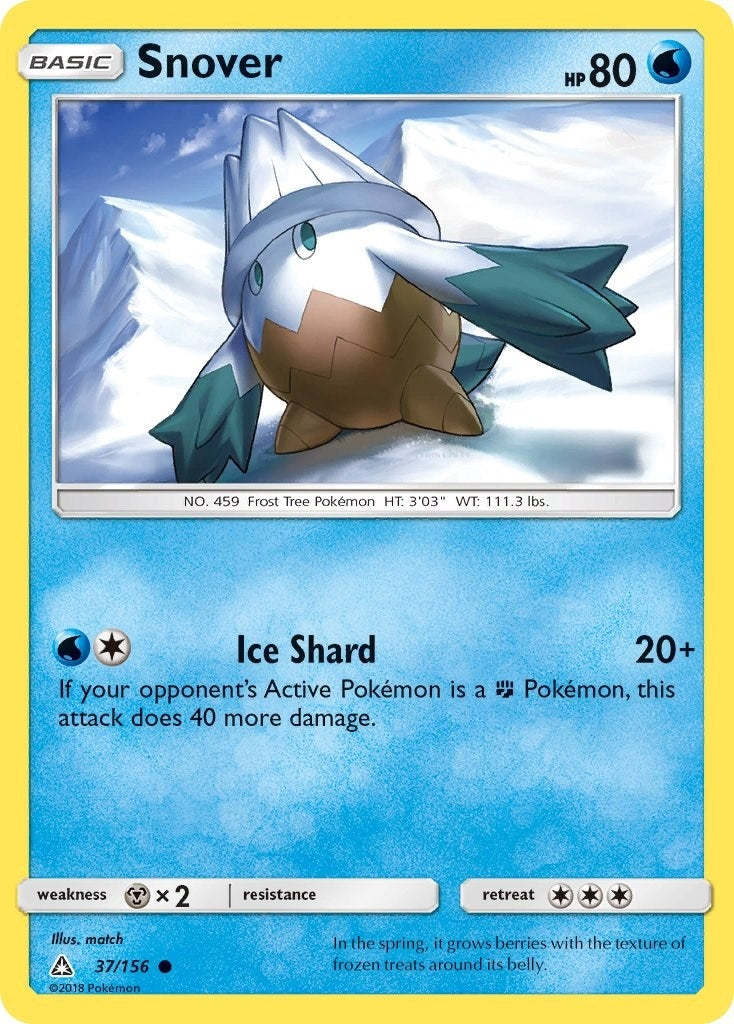 Image for Snover (37/156) (SM - Ultra Prism) (SM05) - Pokemon