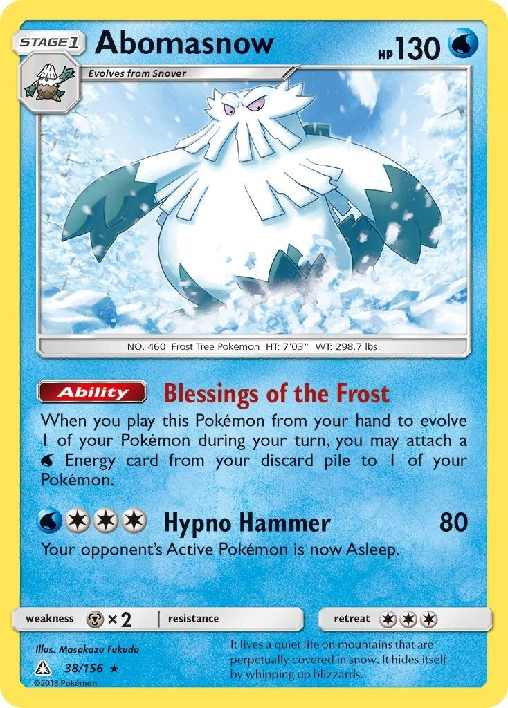 Image for Abomasnow (38/156) (SM - Ultra Prism) (SM05) - Pokemon